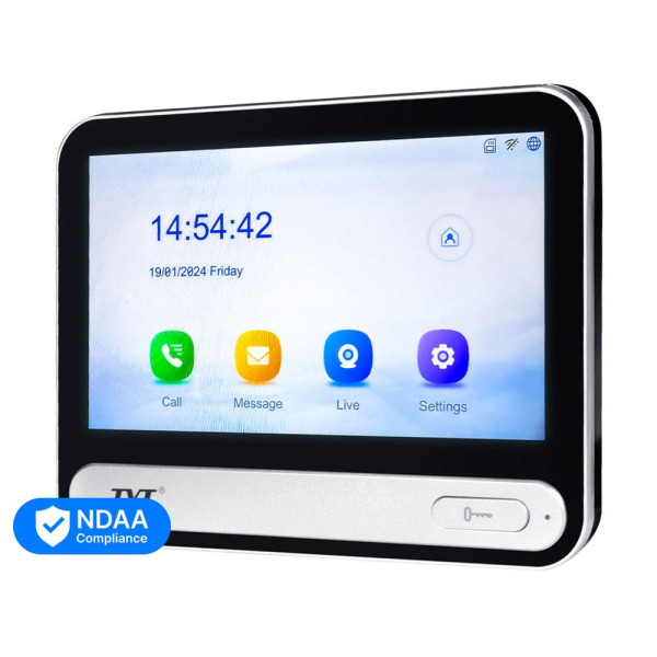 IP-видеодомофон с WiFi 7" TVT TD-E2137-PE/TP/WF Black для видеонаблюдения с поддержкой 4 IP-камер и 6 домофонов, запись 2Mp, экран IPS 7 дюймов IP-видеодомофон с WiFi 7" TVT TD-E2137-PE/TP/WF Black для видеонаблюдения с поддержкой 4 IP-камер и 6 домофонов, запись 2Mp, экран IPS 7 дюймов