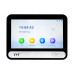 IP-видеодомофон с WiFi 7" TVT TD-E2137-PE/TP/WF Black для видеонаблюдения с поддержкой 4 IP-камер и 6 домофонов, запись 2Mp, экран IPS 7 дюймов
