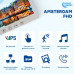 Відеодомофон 7" Light Vision AMSTERDAM FHD White для відеоспостереження з двома панелями виклику і можливістю запису 1080P та підтримкою SD до 128GB