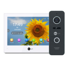 Відеодомофон Neolight ALPHA Hybrid HD KIT Black: 8" гібридний домофон з Wi-Fi та 2 Мп відеопанель для контролю доступу та відеоспостереження