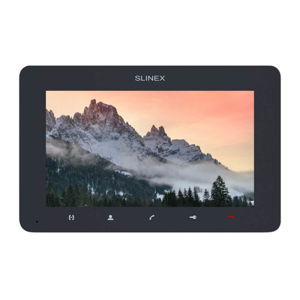 Відеодомофон 7" Slinex SM-07MHD dark grey з детектором руху і записом відео Відеодомофон 7" Slinex SM-07MHD dark grey з детектором руху і записом відео