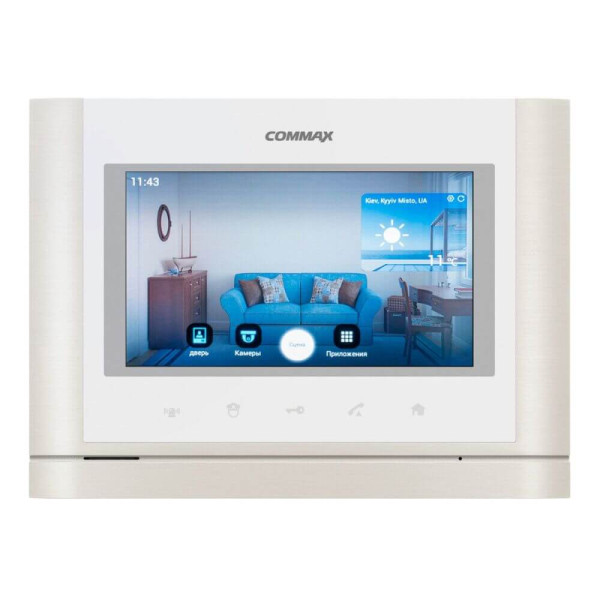 Wi-Fi відеодомофон 7" Commax CMV-70MX з переадресацією виклику у застосунок на смартфон Wi-Fi відеодомофон 7" Commax CMV-70MX з переадресацією виклику у застосунок на смартфон