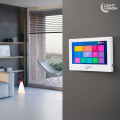 Видеодомофон 7" WiFi с поддержкой Tuya Light Vision для контроля доступа и видеонаблюдения с записью 1080P, белый, размер 185 / 126 / 24 мм Видеодомофон 7" WiFi с поддержкой Tuya Light Vision для контроля доступа и видеонаблюдения с записью 1080P, белый, размер 185 / 126 / 24 мм