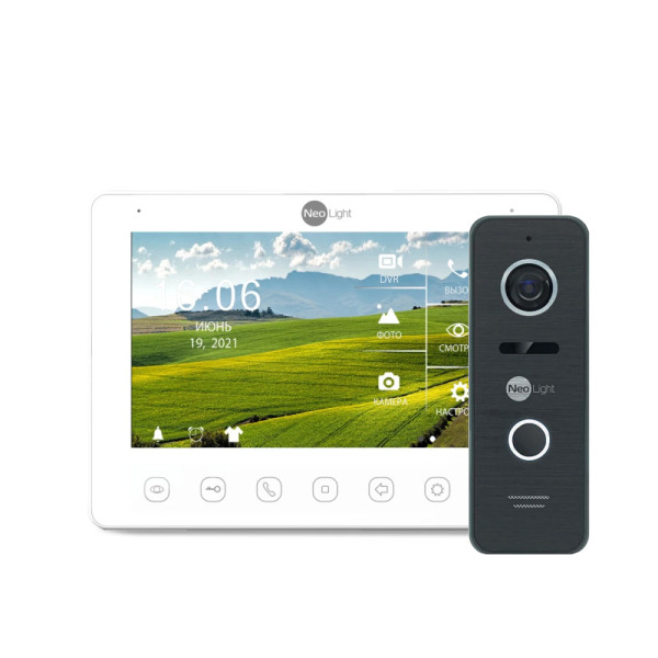 Комплект відеодомофона 7" NeoLight OMEGA+ HD + NeoLight PRIME FHD Black Комплект відеодомофона 7" NeoLight OMEGA+ HD + NeoLight PRIME FHD Black