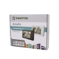 Відеодомофон Tantos Amelie 7" (Black) для контролю доступу з TFT-екраном та можливістю підключення 2 панелей виклику і 2 камер