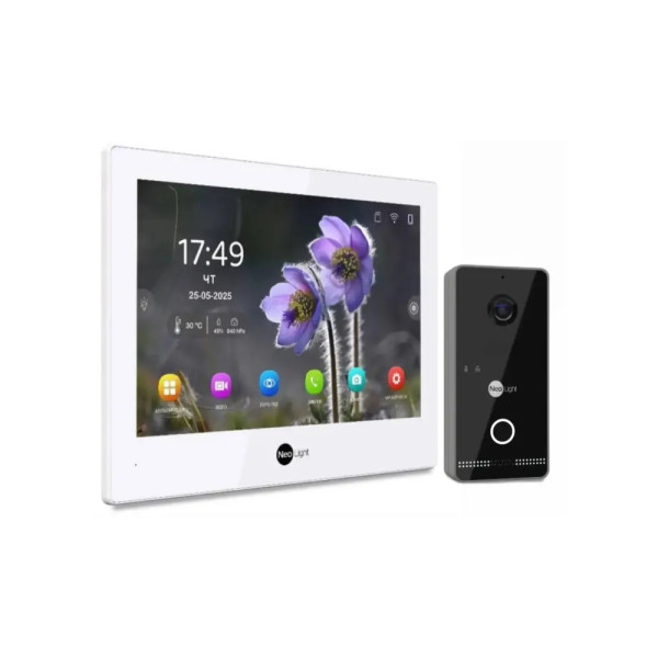 Відеодомофон Neolight ALPHA Hybrid IPWO KIT Black 8" з Wi-Fi та IP панеллю 2 Мп для безпеки дому і офісу Відеодомофон Neolight ALPHA Hybrid IPWO KIT Black 8" з Wi-Fi та IP панеллю 2 Мп для безпеки дому і офісу