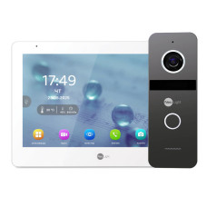 Відеодомофон Neolight MEZZO Hybrid IP Kit Graphite 10.1" з Wi-Fi, 2 Мп відеопанель та PoE адаптер для безпечного доступу в приміщення