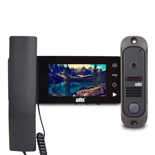 Комплект відеодомофона ATIS AD-440MB Kit box Комплект відеодомофона ATIS AD-440MB Kit box