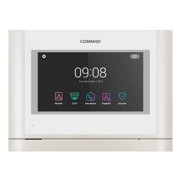 Видеодомофон 7" Commax CDV-704MF с детектором движения и записью видео Видеодомофон 7" Commax CDV-704MF с детектором движения и записью видео