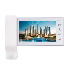Відеодомофон 7" FHD Light Vision SEOUL з трубкою для домофону з записом, 2 камери, інтерком до 6 моніторів, підтримка карт пам'яті до 128GB