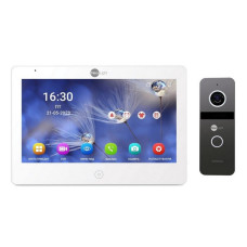 Відеодомофон Neolight NeoKIT IP Pro WF 10 з 10.1" IPS екраном та 2 Мп IP панеллю виклику для безпечного доступу з Wi-Fi