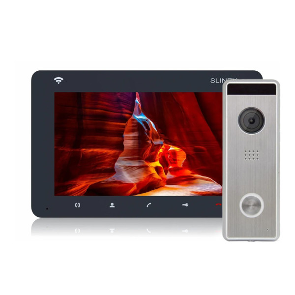 Комплект відеодомофона Slinex SM-07N Cloud (graphite) з Wi-Fi + Tantos Triniti HD Комплект відеодомофона Slinex SM-07N Cloud (graphite) з Wi-Fi + Tantos Triniti HD