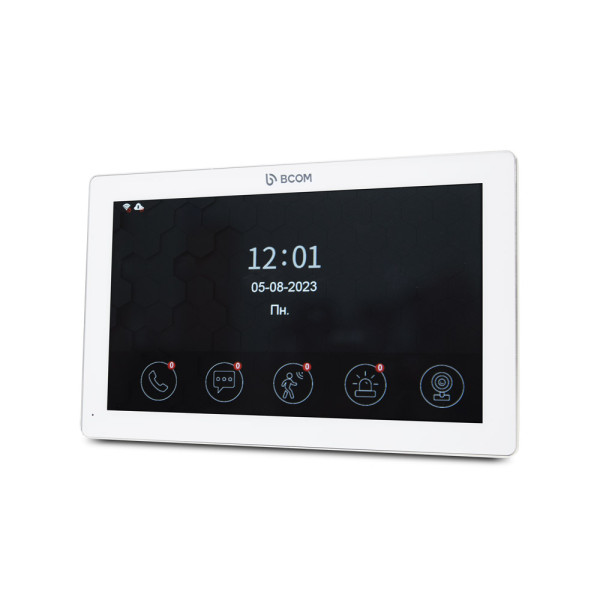 Відеодомофон 10" BCOM BD-1070FHD/T White з підтримкою Tuya Smart Відеодомофон 10" BCOM BD-1070FHD/T White з підтримкою Tuya Smart