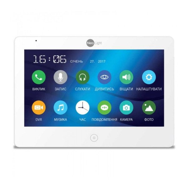 Відеодомофон 10" NeoLight MEZZO HD з детектором руху і записом відео Відеодомофон 10" NeoLight MEZZO HD з детектором руху і записом відео