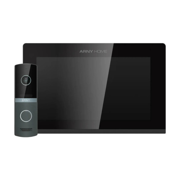 Відеодомофон комплект AVD-7423A Black + виклична панель AVP-NG230 2Мп Graphite для контролю доступу та безпеки Відеодомофон комплект AVD-7423A Black + виклична панель AVP-NG230 2Мп Graphite для контролю доступу та безпеки