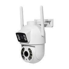 IP PTZ-відеокамера 3Mp+3Mp Light Vision VLC-9130WI/2C для відеоспостереження з WiFi, мікрофоном, ІЧ та LED-підсвічуванням, дальність до 20 м