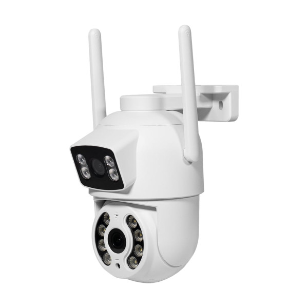 IP PTZ-відеокамера 3Mp+3Mp Light Vision VLC-9130WI/2C для відеоспостереження з WiFi, мікрофоном, ІЧ та LED-підсвічуванням, дальність до 20 м