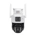 IP PTZ-відеокамера 2Mp Light Vision VLC-9192IG/2C автономна з 4G та сонячною панеллю для відеоспостереження на акумуляторах, з ІЧ та LED підсвічуванням
