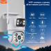 IP PTZ-відеокамера 3Mp+3Mp Light Vision VLC-9130WI/2C для відеоспостереження з WiFi, мікрофоном, ІЧ та LED-підсвічуванням, дальність до 20 м