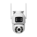 IP PTZ-відеокамера 3Mp+3Mp Light Vision VLC-9130WI/2C для відеоспостереження з WiFi, мікрофоном, ІЧ та LED-підсвічуванням, дальність до 20 м