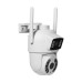 IP PTZ-відеокамера 3Mp+3Mp Light Vision VLC-9130WI/2C для відеоспостереження з WiFi, мікрофоном, ІЧ та LED-підсвічуванням, дальність до 20 м
