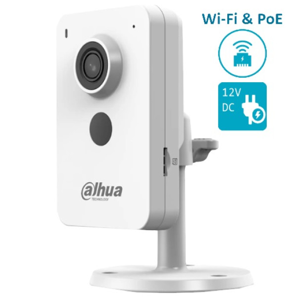 IP-відеокамера 4 Мп Dahua DH-C4K-P з Wi-Fi та PoE для системи відеоспостереження зовнішнього та внутрішнього моніторингу IP-відеокамера 4 Мп Dahua DH-C4K-P з Wi-Fi та PoE для системи відеоспостереження зовнішнього та внутрішнього моніторингу