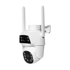 IP PTZ-відеокамера 2Mp+2Mp Light Vision VLC-9192WI/2C для відеоспостереження з WiFi, об'єктив f=3.6mm, ІЧ+LED-підсвічування, мікрофон, PIR-датчик руху