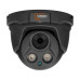 Вулична купольна відеокамера 2Mp VLC-8192DM графітова з ІЧ-підсвічуванням до 40 м та IP66 для відеоспостереження і захисту території