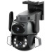 IP PTZ-відеокамера 4Mp (2*2Mp) VLC-9692WI10ZL з WiFi для відеоспостереження, об’єктив 4+8 мм, ІЧ+LED-підсвічування, мікрофон, запис на micro SD, детекція руху