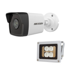 Комплект: IP-видеокамера 2 Мп DS-2CD1021-I(F) (2.8mm) и ИК-прожектор LW4-40IR60-12 для систем видеонаблюдения с ночным видением Комплект: IP-видеокамера 2 Мп DS-2CD1021-I(F) (2.8mm) и ИК-прожектор LW4-40IR60-12 для систем видеонаблюдения с ночным видением