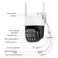 IP PTZ-відеокамера 2Mp+8Mp Light Vision VLC-9284WI10Z/2C з WiFi для відеоспостереження, об'єктиви 3.6 мм і 8 мм, ІЧ+LED-підсвічування, мікрофон, автотрекінг IP PTZ-відеокамера 2Mp+8Mp Light Vision VLC-9284WI10Z/2C з WiFi для відеоспостереження, об'єктиви 3.6 мм і 8 мм, ІЧ+LED-підсвічування, мікрофон, автотрекінг