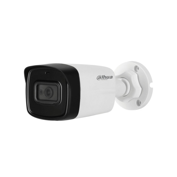 HDCVI відеокамера 8Мп Dahua DH-HAC-HFW1800TLP-A (2.8 мм) з вбудованим мікрофоном для системи відеоспостереження HDCVI відеокамера 8Мп Dahua DH-HAC-HFW1800TLP-A (2.8 мм) з вбудованим мікрофоном для системи відеоспостереження