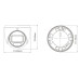 IP камера 4Mp TVT TD-9545S4-C(D/AZ/PE/AW3) White f=2.8-12mm для відеоспостереження з ІЧ та LED підсвічуванням, вбудованим мікрофоном