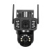 IP PTZ-відеокамера 3Mp+3Mp з 4G та сонячною панеллю VLC-9230IG/2C3S для автономного відеоспостереження з PIR-датчиком і акумулятором