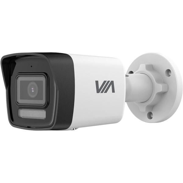 IP-відеокамера 4 Мп VIASecurity VIA-IPC-4BE-LIM (2.8мм) з подвійним підсвічуванням для системи відеонагляду IP-відеокамера 4 Мп VIASecurity VIA-IPC-4BE-LIM (2.8мм) з подвійним підсвічуванням для системи відеонагляду