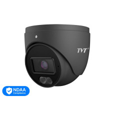 IP камера 6Mp TVT TD-9564S4-C Black f=2.8mm для відеоспостереження з ІЧ та LED-підсвічуванням, мікрофоном, записом на microSD до 256 Гб