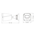 IP камера 4Mp TD-9441S4L-C(D/PE/AW1) для відеоспостереження з ІЧ та LED підсвічуванням, фіксований об'єктив 2.8 мм, вбудований мікрофон, IP67 IP камера 4Mp TD-9441S4L-C(D/PE/AW1) для відеоспостереження з ІЧ та LED підсвічуванням, фіксований об'єктив 2.8 мм, вбудований мікрофон, IP67