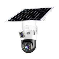 IP PTZ-видеокамера 2Mp+2Mp Light Vision VLC-9192IG/2C для видеонаблюдения с WiFi и солнечной панелью, поворотная, автономная, с аккумулятором, IP66