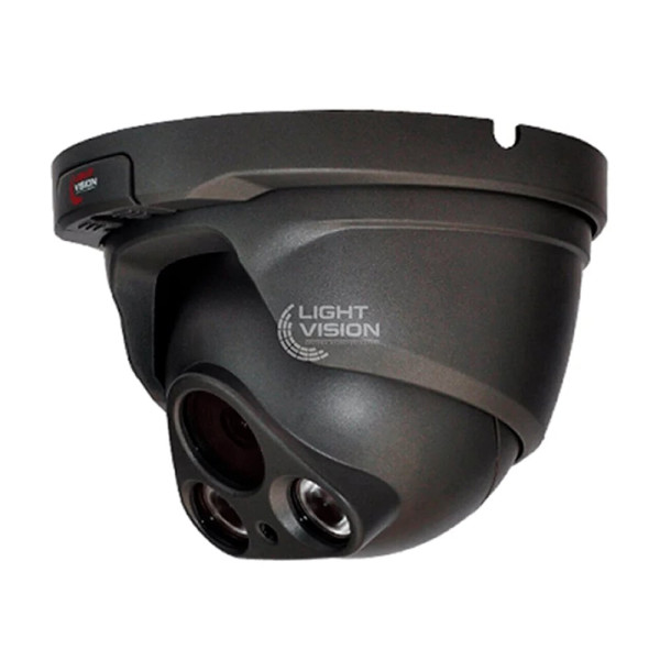 AHD-видеокамера 2Mp Light Vision VLC-8192DZA графит для уличного видеонаблюдения с ИК-подсветкой до 40 м и моторизированным объективом 2.8-12 мм