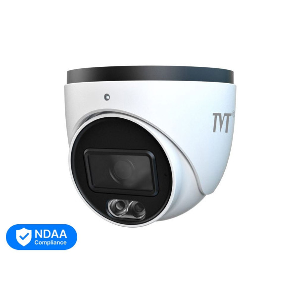 IP-видеокамера 4Mp TVT TD-9544S4-C для видеонаблюдения с фиксированным объективом f=2.8mm, ИК+LED-подсветка, встроенный микрофон, уровень защиты IP67 IP-видеокамера 4Mp TVT TD-9544S4-C для видеонаблюдения с фиксированным объективом f=2.8mm, ИК+LED-подсветка, встроенный микрофон, уровень защиты IP67