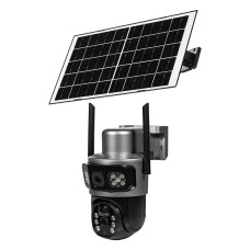 IP PTZ-відеокамера 3Mp+3Mp Light Vision VLC-9430IG/2C3S (Solar) для автономного відеоспостереження з 4G та сонячною панеллю