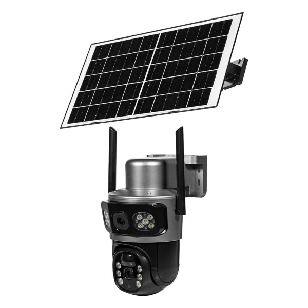IP PTZ-відеокамера 3Mp+3Mp Light Vision VLC-9430IG/2C3S (Solar) для автономного відеоспостереження з 4G та сонячною панеллю IP PTZ-відеокамера 3Mp+3Mp Light Vision VLC-9430IG/2C3S (Solar) для автономного відеоспостереження з 4G та сонячною панеллю
