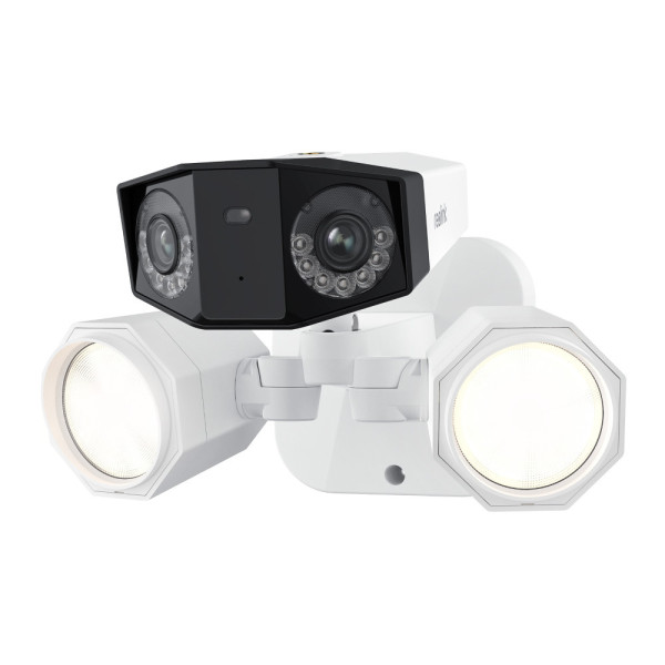 Панорамная IP камера Reolink Floodlight Series F750P для высококачественного видеонаблюдения с 4K разрешением и интеллектуальным распознаванием объектов Панорамная IP камера Reolink Floodlight Series F750P для высококачественного видеонаблюдения с 4K разрешением и интеллектуальным распознаванием объектов
