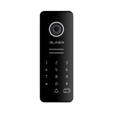 Виклична панель 2 Мп Slinex ML-30CRHD для домофону зі зчитувачем карт Mifare та кодовою клавіатурою, чорна