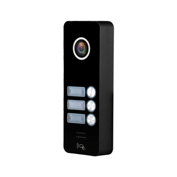 Видеопанель TOKYO FHD (3RF) BLACK Light Vision для домофона с камерой 2 Мп, углом обзора 110°, ИК-подсветкой и защитой IP66 Видеопанель TOKYO FHD (3RF) BLACK Light Vision для домофона с камерой 2 Мп, углом обзора 110°, ИК-подсветкой и защитой IP66