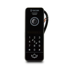 Відеопанель BCOM BT-400FHD-AC Black з вбудованою клавіатурою і зчитувачем Mifare для контролю доступу з якісним зображенням 1080p та антивандальним корпусом