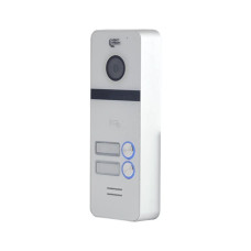 Відеопанель для домофону TOKYO FHD (2RF) WHITE Light Vision з вбудованим зчитувачем Mifare, 2 Мп, кут 110°, ІЧ-підсвічування, металевий корпус, IP66