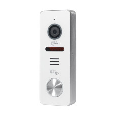 Відеопанель Light Vision RIO FHD(RF) Silver для домофону з зчитувачем Mifare, 2 Мп, 110° кут огляду, ІЧ-підсвічування, IP66, металевий корпус, накладний монтаж