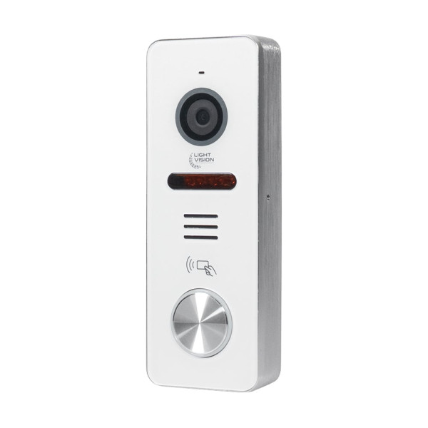 Видеопанель Light Vision RIO FHD(RF) Silver для домофона с считывателем Mifare на 200 карт, видеосигналом CVBS/AHD, ИК-подсветкой, IP66, температурой -40°C~+60°C Видеопанель Light Vision RIO FHD(RF) Silver для домофона с считывателем Mifare на 200 карт, видеосигналом CVBS/AHD, ИК-подсветкой, IP66, температурой -40°C~+60°C