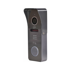 Відеопанель з відеозв'язком Light Vision RIO FHD(RF) Grey для домофону з Mifare зчитувачем, 2 Мп камера, ІЧ-підсвічування, IP66, накладний монтаж